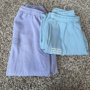 Call Her Daddy Sweatpants 🩵💜